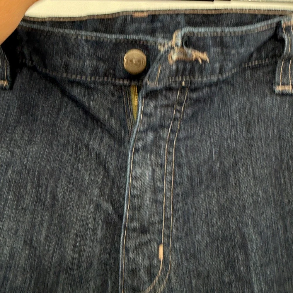 Carhartt FR Mens 36x30 Blue Denim Work Pants Arc Rated NFPA 2112 Flame Resistant